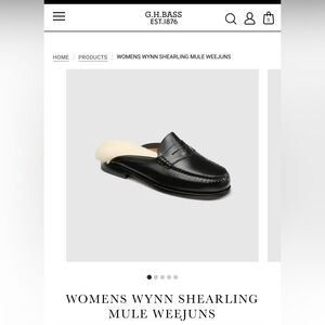 Bass loafers SHEARLING MULE WEEJUNS